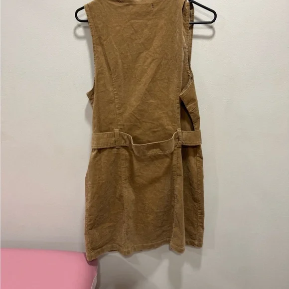 Forever 21 Tan Sleeveless Zip-Up Dress - Picture 2 of 2